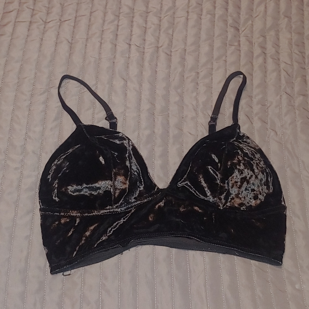Black Velvet Bralette
